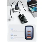 شارژر دیواری تایپ سی و یو اس بی فست شارژ 30 وات مک دودو CH-218 - تصویر 4