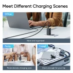 شارژر دیواری سوپر فست شارژ تایپ سی و یو اس بی 67 وات مک دودو CH-154 - تصویر 5