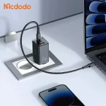 شارژر دیواری سوپر فست شارژ تایپ سی و یو اس بی 67 وات مک دودو CH-154 - تصویر 4