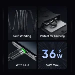 کابل شارژ 36 وات 1.2 متری USB-C به لایتنینگ مک دودو مدل CA-201 - تصویر 5