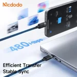 کابل دو سر Type-C مک دودو CA-678 با توان 100 وات و طول 1.5 متر - تصویر 2