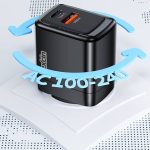 شارژر 20 وات فست شارژ دو پورت USB و USB-C رکسین مدل REX-C20 - تصویر 4
