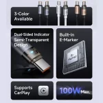 کابل 100W تایپ سی مک دودو مدل 558 با طول 1.2متر - تصویر 9