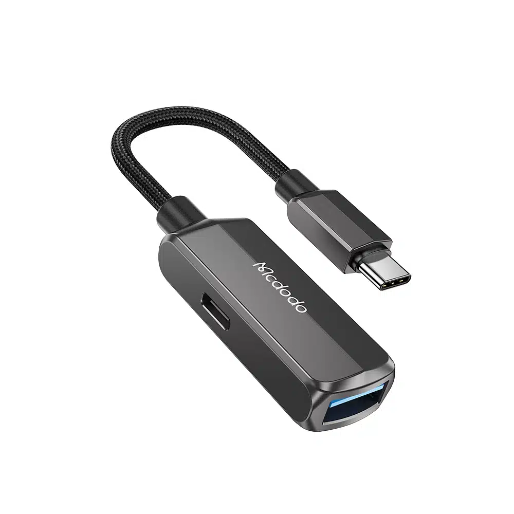 مبدل-USB-C-به-USB-مک-دودو-مدل-CA-283 تبدیل OTG مک دودو مدل 283 دو کاره USB-C به USB