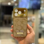 قاب برند کوچ coach ولت دار مناسب آیفون 17 پرو Apple iPhone 17 Pro